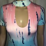 Love Nation  keyhole neck tie dye dress Photo 3
