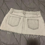 Edikted Small  grey low rise Jean skirt Photo 1
