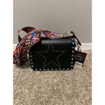 NEW Diophy Women's Vegan Leather Black Handbag w/ Aztec Guitar Strap Photo 11