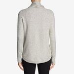 Eddie Bauer  Sleepwear Soft Terry Gray Mockneck Sweater Loungewear Top Size XS Photo 1