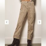 Pilcro The Wanderer Mid-Rise Relaxed-Leg Jeans by  in cheetah print  28 Photo 3