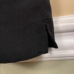 Loft  Women’s Black Pleated Button-Up Rolled-Sleeve Classy Minimalist Romper Photo 6