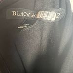 Black Halo Genesis Black Silver Wide Leg Halter Cocktail Jumpsuit Size 2 Photo 14