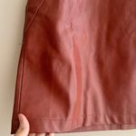 Urban Outfitters Terra Cotta Faux Leather Mini Skirt, Size Small Photo 15