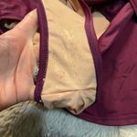 J.Crew J. Cew Re-Imagined Swim‎ Dress Size 8 Halter Onepiece Burgundy Wine Wrap Women's Photo 4