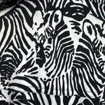 Vintage Zebra Print Jacket Black White Animal Print Size‎ 10 Y2K Photo 6