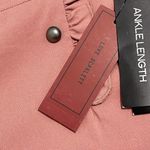 Love‎ Scarlett Straight Leg Cropped Ankle Pants Pull On Dusty Coral Pink 10 Pink Photo 13