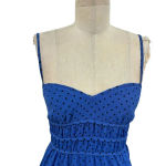 La Maison Talulah Sorrento Midi Dress Azure Blue Polka Dot Size Small Photo 2