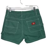 Dickies Green  High Waisted Shorts 100% Cotton Mom Denim Jean Shorts waist 26 / 3 Photo 2