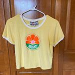 Dolls Kill O-mighty Yellow Crop Top Photo 0