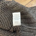 Pistola  Drea V Neck Sweater Asymmetrical Chunky Chocolate Brown Large Photo 7