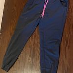 FIGS Womens  charcoal gray scrub Joggers with Pink Drawstring Photo 0