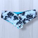 Women’s Hawaiian Tropical Reversible Scrunched Bikini Bottoms Blue Photo 3