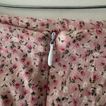 Brandy Melville  Pink Rose Floral Cara Ruffle Skirt Photo 7