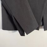 Drew NWT Midas Faux Leather Elbow Patch Blazer Jacket Women's Small Black Career Photo 7