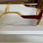 Playboy Vintage Oversized gradient Ombre Amber and Maroon Sunglasses Model 4515 10 Photo 7