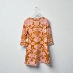 Spartina 449 NWT Island Fringe Dress McAllister Floral Vine Caramel Medium Photo 1