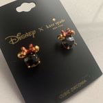 Kate Spade Disney X New York Minnie Studs - Black - NWT Photo 4