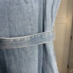 J.Crew NWT  Ruffle-sleeve Denim Mini Dress English Blue Wash Photo 3