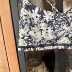 Lululemon  Free To Be Bra Crosscourt Petal Black Clarity Yellow sports floral Photo 6