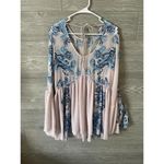 Free People Free‎ people, intimately small floral symphony slip dress bell sleeves oversized Photo 2