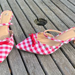 Wild Fable - Women's Lysandra Gingham Eyelet Kitten Heels - size 8 picnic date Photo 0