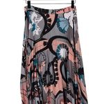 Reiss Lolita Montage Accordion Pleated Skirt Women's Size 8 Abstract Print Artsy Photo 2