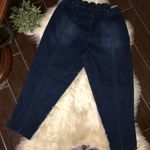 Vintage America dark denim paperbag Jeans sz 20 Blue Photo 1