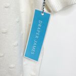 Draper James NWT White Cream  Short Sleeve Popcorn Sweater XXL Photo 2