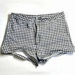 Forever 21 Black & White Gingham High Waist Shorts Photo 0