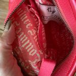 Juicy Couture Satin pink shoulder gold chain  Transparent Pocket In Front S -NWT Photo 9