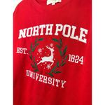 State of Mine Red North Pole University Holiday Christmas Sweatshirt Small Photo 2