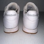 Reebok ‎ Classics Womens 8.5 White Leather Lace Up Sneakers Athletic Shoes Photo 3