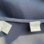 Vince  Dress V-Neck Popover Long Sleeve Tunic Navy Blue Size XS Minimalist Simple Photo 9