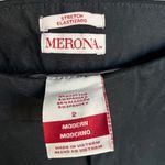 Merona Modern Black Women's Stretch Pants Size 2 Photo 2