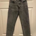 Mango Mar Black Acid Wash Ankle Jeans Size 2 Photo 2