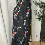 H&M Black Floral Long Sleeve Light Dress. Photo 4