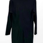 90s COUNTESS Vintage Black Trench Coat Jacket Size M Photo 1