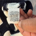 Moschino  Striped Ruffled Cropped Cardigan size us 8 Photo 9