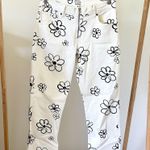 Reformation NWT  Julianna Zip Mid Rise Straight Leg Jeans in Floral Scribble Print - 28 Photo 0