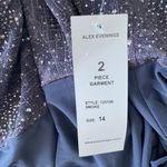Alex Evenings sz 14 blue glitter formal sheath dress NWT (no jacket) Photo 7