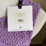 Agnes & Dora NWT  Eyelet Essential Tank | Purple Photo 3