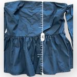 Crescent  Brooklyn Poplin Off Shoulder Top in Black Dark Boho Size M‎ Photo 5