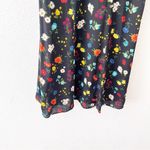 Alice + Olivia Roe Tie Front Mini Slip Dress in Botanical Ditsy Photo 5