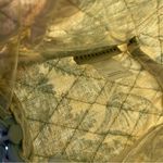 Pottery Barn  Toiletry Makeup Bag Pouch toile pattern Photo 5