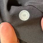 Lululemon Noir Black Wide Leg Belted Crop Pant size 8 Photo 5