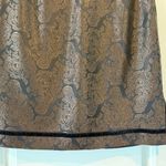 Ann Taylor Black and Gold Brocade Pencil Skirt Photo 3