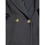 Donnybrook Women's Wool Blend Double Breasted Pea Coat Navy Blue Size 12 Photo 2