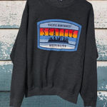 Grey Seattle Washington Crewneck Sweatshirt Photo 0