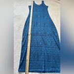 Daisy Fuentes  Blue Sleeveless Maxi Summer Cotton Blend Dress Size M Photo 3